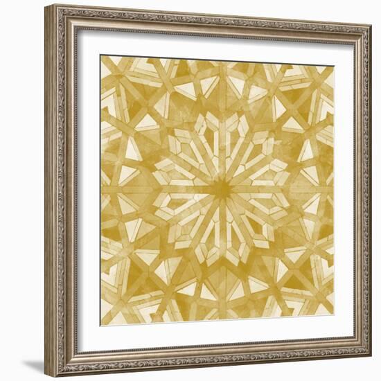 Orange Tile Light 6-Alonza Saunders-Framed Art Print