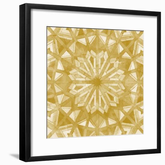 Orange Tile Light 6-Alonza Saunders-Framed Art Print