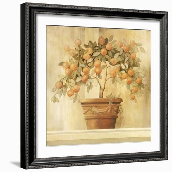 Orange Topiary-Hampton Hall-Framed Premium Giclee Print