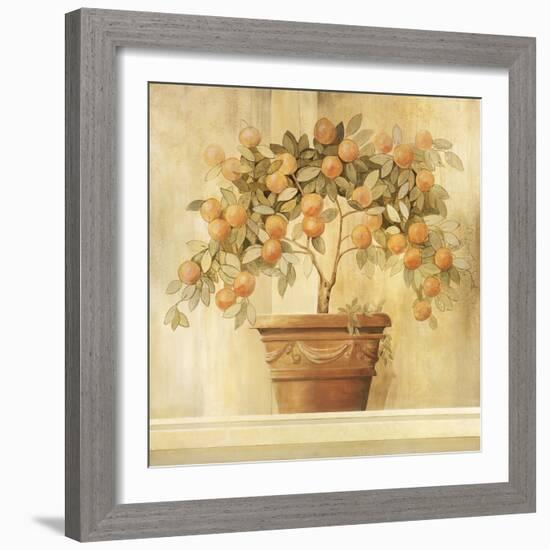 Orange Topiary-Hampton Hall-Framed Giclee Print