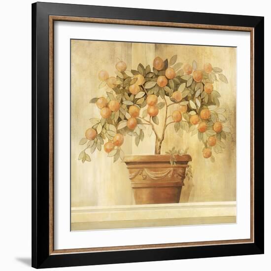 Orange Topiary-Hampton Hall-Framed Giclee Print