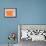 Orange Transistor Radio-NaxArt-Framed Stretched Canvas displayed on a wall