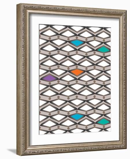 Orange Trap in the Middle-Belen Mena-Framed Giclee Print