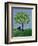 Orange Tree and Cat, 1981-Liz Wright-Framed Giclee Print