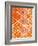 Orange Tribal I-Jodi Fuchs-Framed Art Print