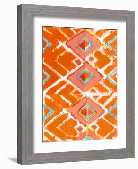 Orange Tribal I-Jodi Fuchs-Framed Art Print