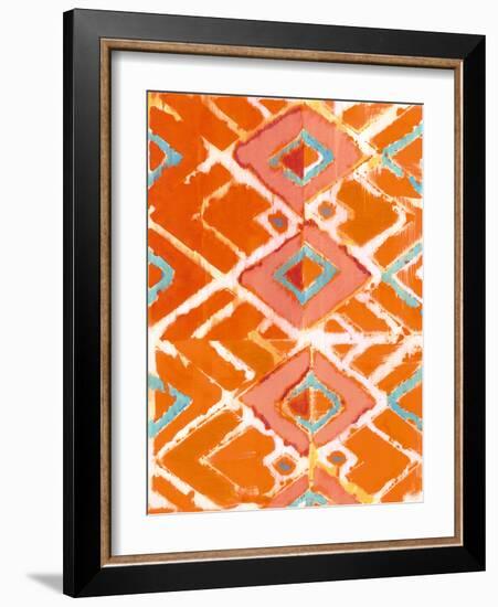 Orange Tribal I-Jodi Fuchs-Framed Art Print