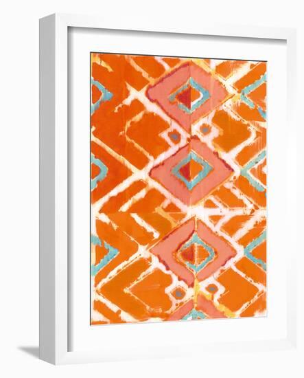 Orange Tribal I-Jodi Fuchs-Framed Art Print