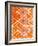 Orange Tribal I-Jodi Fuchs-Framed Art Print