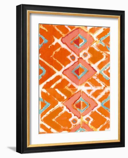 Orange Tribal I-Jodi Fuchs-Framed Art Print