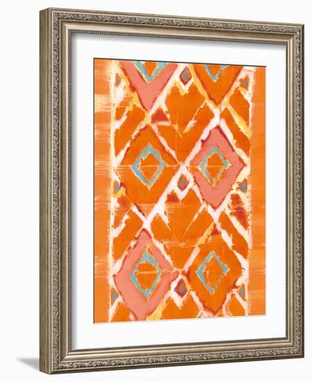 Orange Tribal II-Jodi Fuchs-Framed Art Print