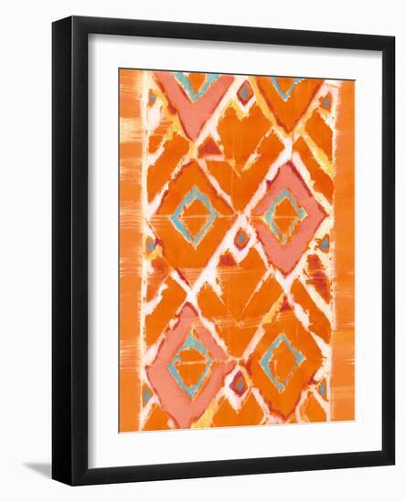 Orange Tribal II-Jodi Fuchs-Framed Art Print