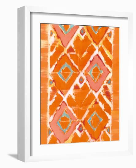 Orange Tribal II-Jodi Fuchs-Framed Art Print