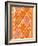 Orange Tribal II-Jodi Fuchs-Framed Art Print