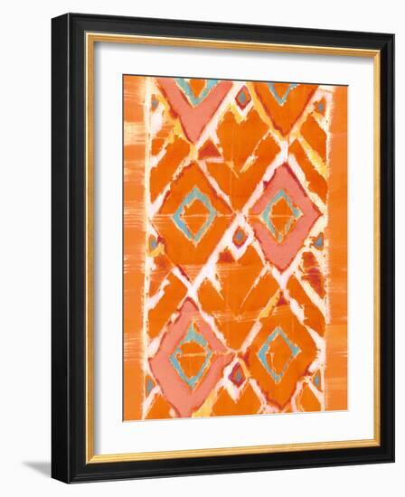 Orange Tribal II-Jodi Fuchs-Framed Art Print