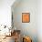 Orange Tribal II-Jodi Fuchs-Framed Stretched Canvas displayed on a wall