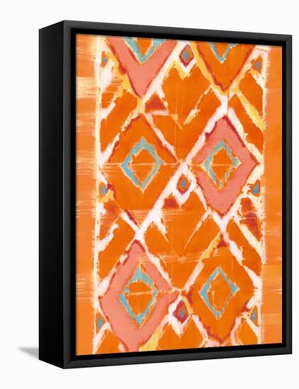 Orange Tribal II-Jodi Fuchs-Framed Stretched Canvas