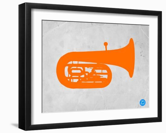 Orange Tuba 2-NaxArt-Framed Art Print