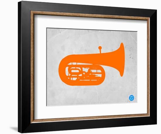 Orange Tuba 2-NaxArt-Framed Art Print