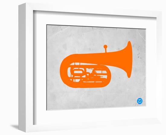 Orange Tuba 2-NaxArt-Framed Art Print