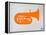 Orange Tuba 2-NaxArt-Framed Stretched Canvas