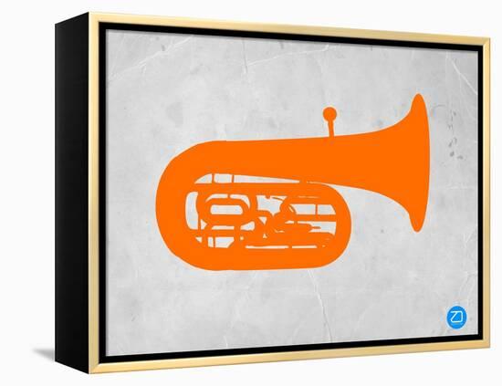 Orange Tuba 2-NaxArt-Framed Stretched Canvas