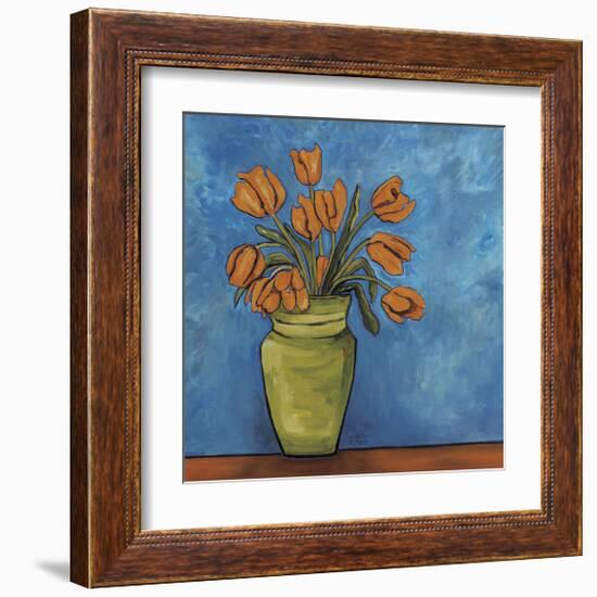 Orange Tulips-Ann Parr-Framed Giclee Print