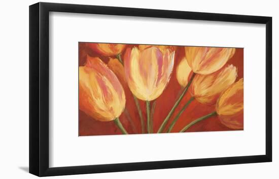 Orange Tulips-Silvia Mei-Framed Art Print