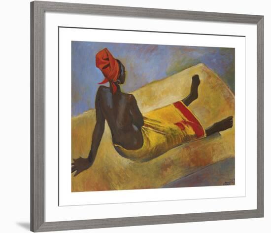 Orange Turban-Boscoe Holder-Framed Premium Giclee Print