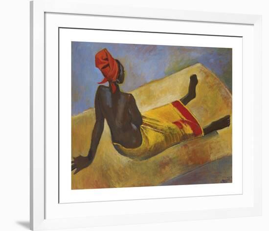 Orange Turban-Boscoe Holder-Framed Premium Giclee Print