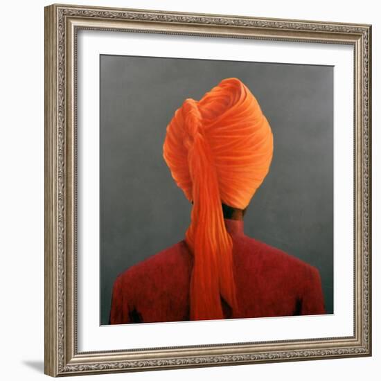 Orange Turban-Lincoln Seligman-Framed Giclee Print