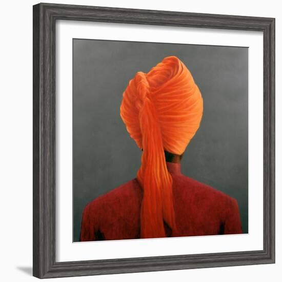 Orange Turban-Lincoln Seligman-Framed Giclee Print