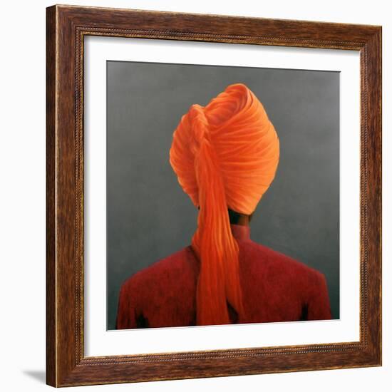 Orange Turban-Lincoln Seligman-Framed Giclee Print