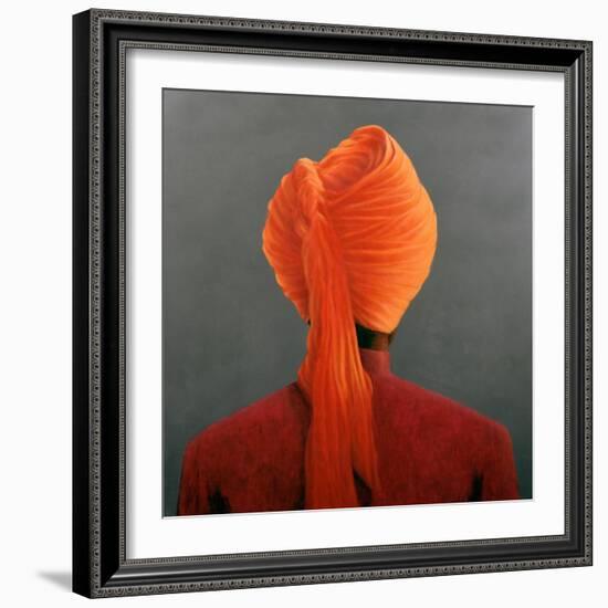 Orange Turban-Lincoln Seligman-Framed Giclee Print