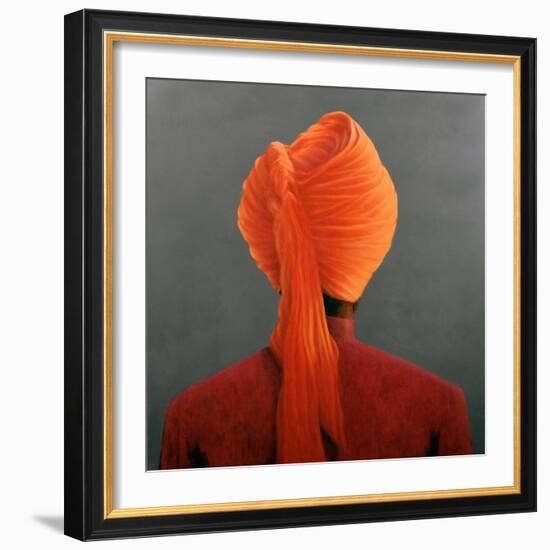 Orange Turban-Lincoln Seligman-Framed Giclee Print
