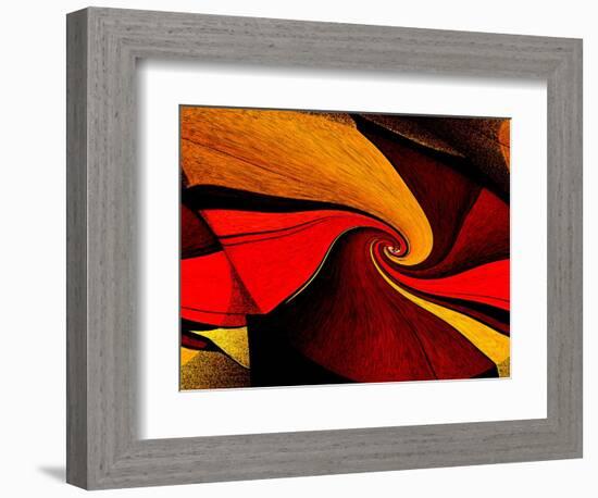 Orange Twist-Ruth Palmer-Framed Art Print