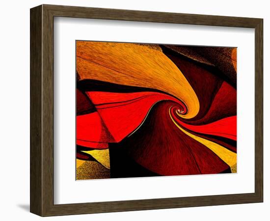 Orange Twist-Ruth Palmer-Framed Art Print