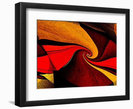 Orange Twist-Ruth Palmer-Framed Art Print