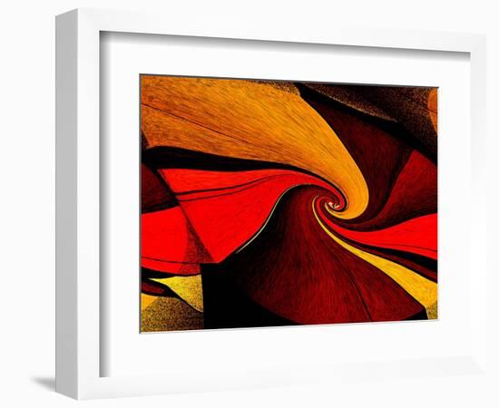 Orange Twist-Ruth Palmer-Framed Art Print