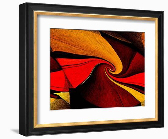 Orange Twist-Ruth Palmer-Framed Art Print