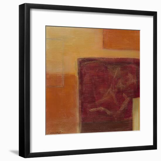 Orange Two-Step II-June Erica Vess-Framed Art Print