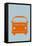 Orange VW Bus-NaxArt-Framed Stretched Canvas