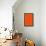 Orange Wavy Lines-Incado-Framed Stretched Canvas displayed on a wall