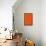 Orange Wavy Lines-Incado-Framed Stretched Canvas displayed on a wall
