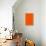 Orange Wavy Lines-Incado-Art Print displayed on a wall