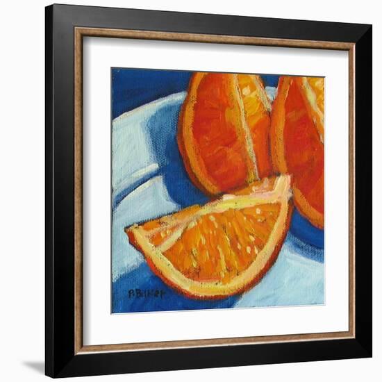 Orange Wedges-Patty Baker-Framed Art Print