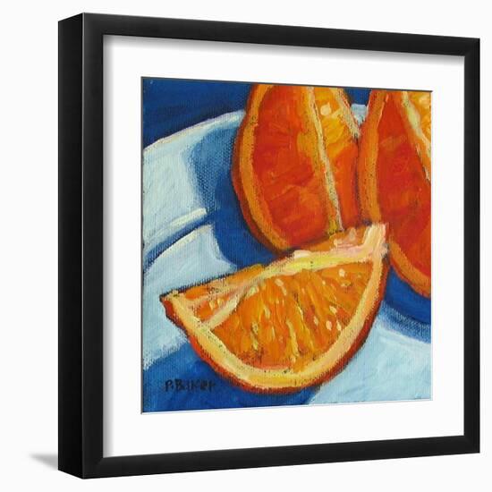 Orange Wedges-Patty Baker-Framed Art Print