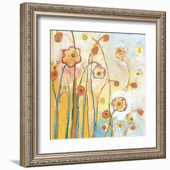 Orange Whimsy-Jennifer Lommers-Framed Art Print