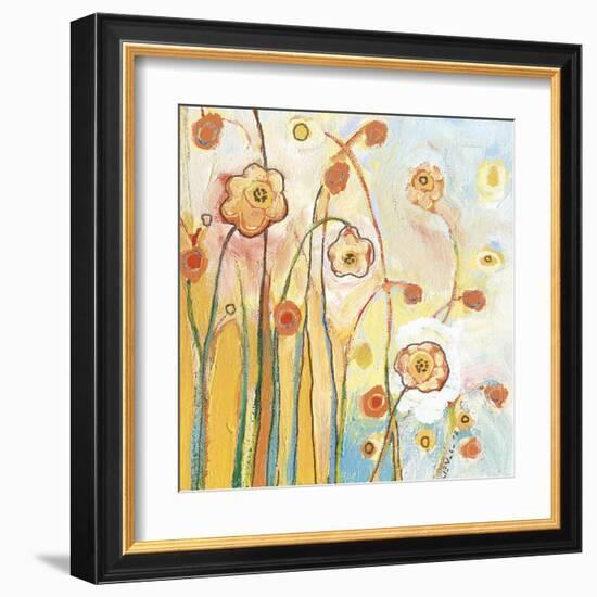 Orange Whimsy-Jennifer Lommers-Framed Art Print