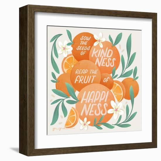 Orange Zest II-Gia Graham-Framed Art Print